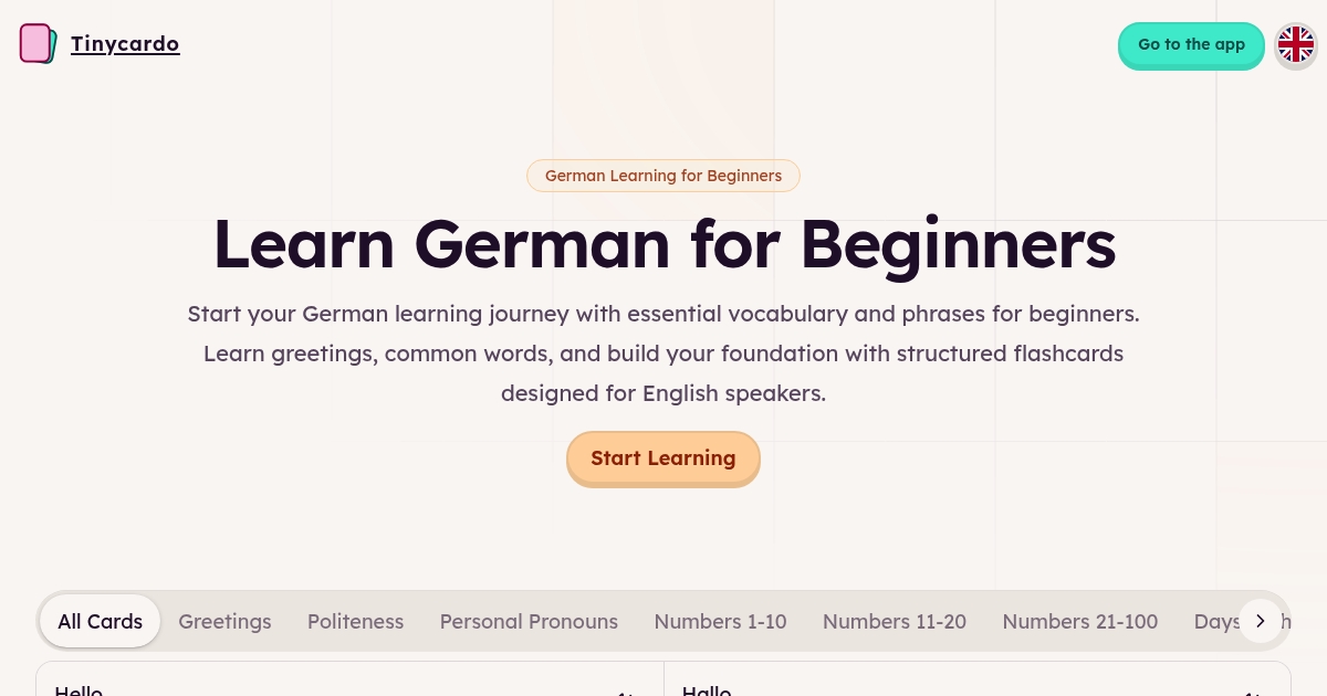 Learn German for Beginners - Essential Vocabulary & Phrases