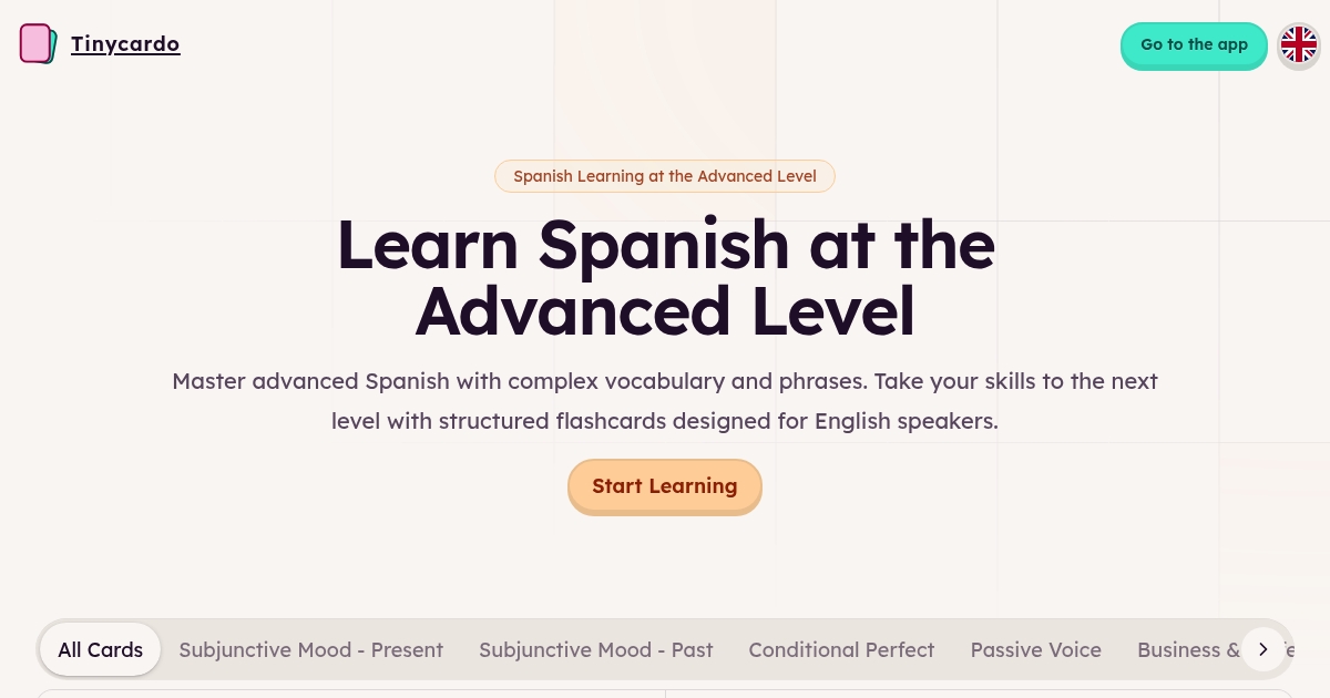Learn Spanish - Advanced Level Vocabulary & Phrases